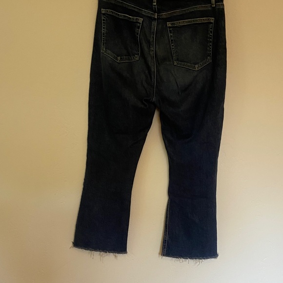 LOFT High Waist Flare Cropped Jeans - Picture 7 of 8